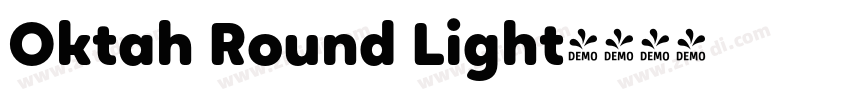 Oktah Round Light字体转换